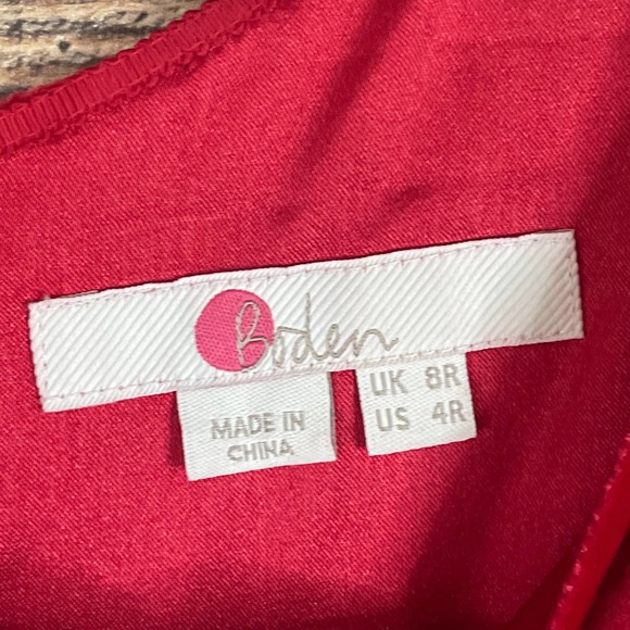 Boden Red Midi Dress - Picture 4 of 10